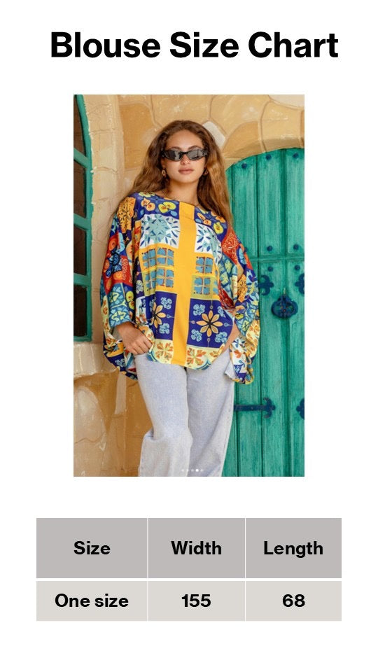 Mosaic Bloom Blouse