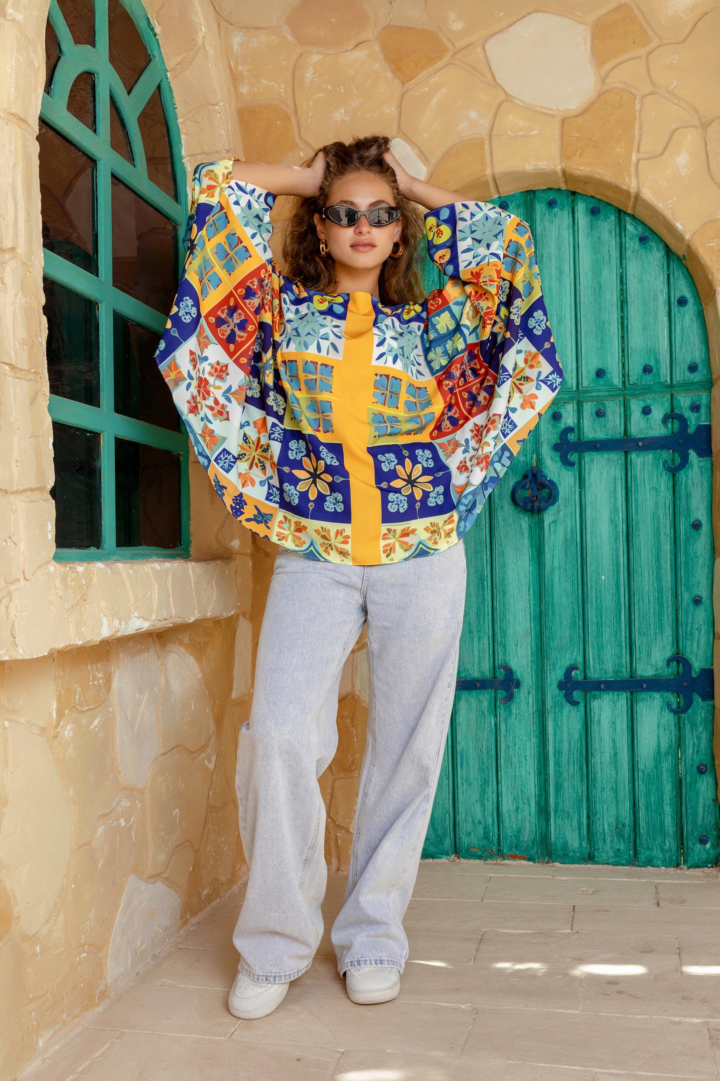 Mosaic Bloom Blouse