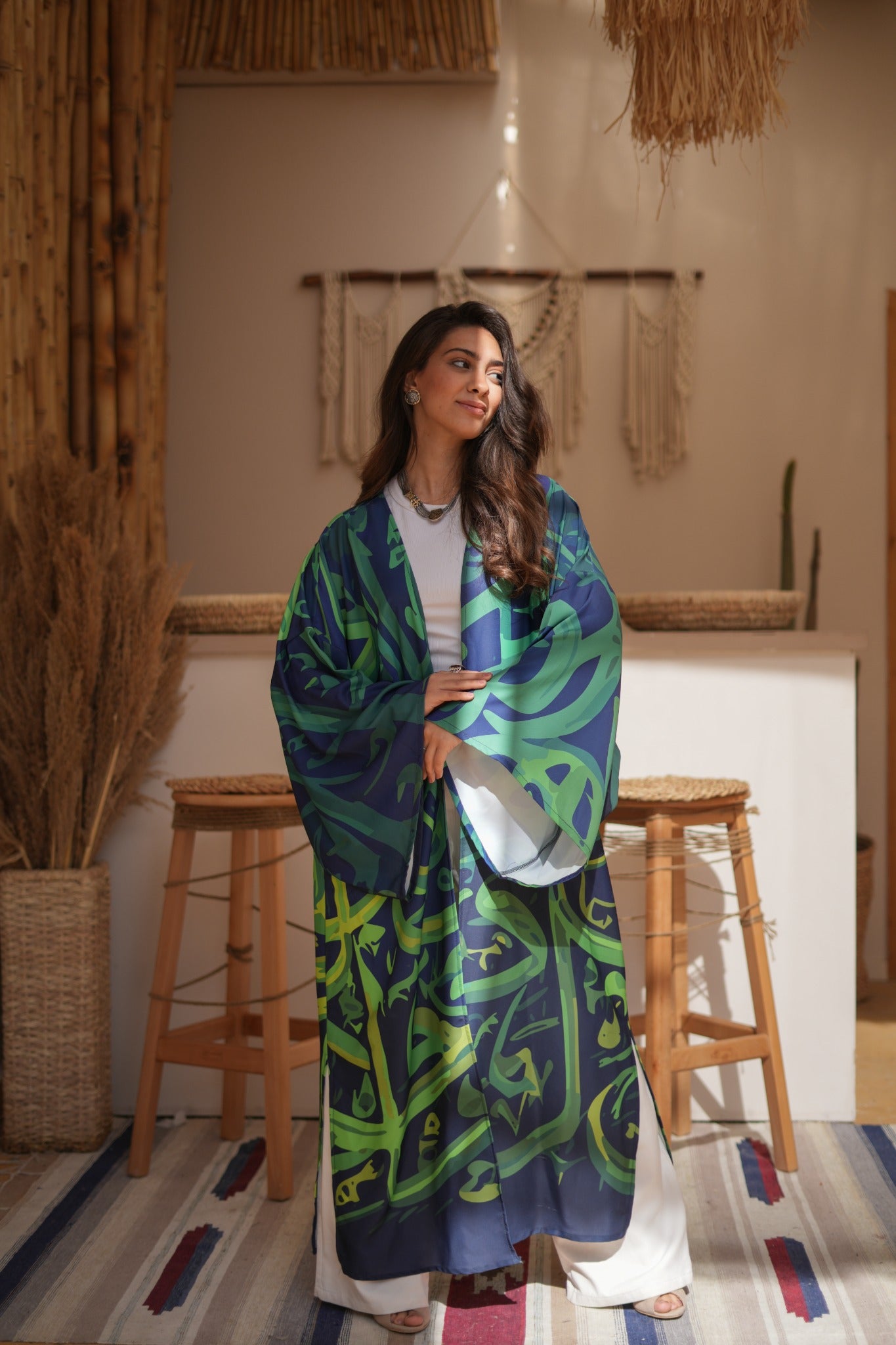 Emerald Tide Kaftan