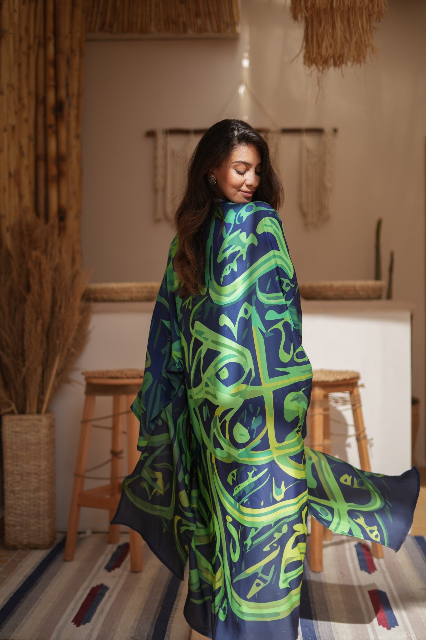 Emerald Tide Kaftan