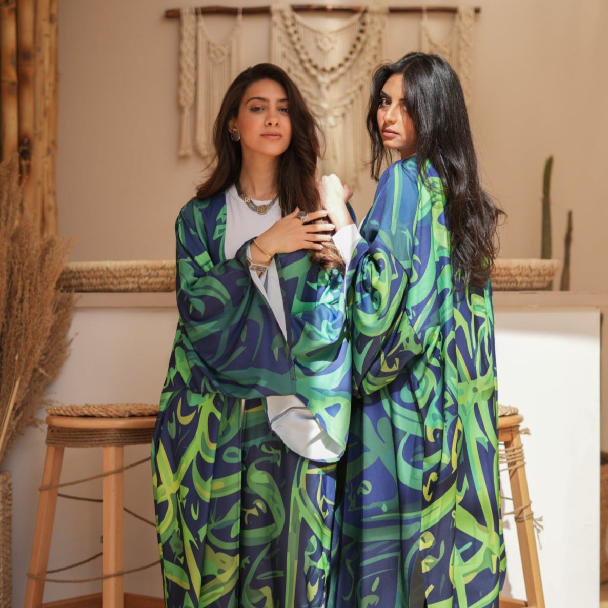 Emerald Tide Kaftan