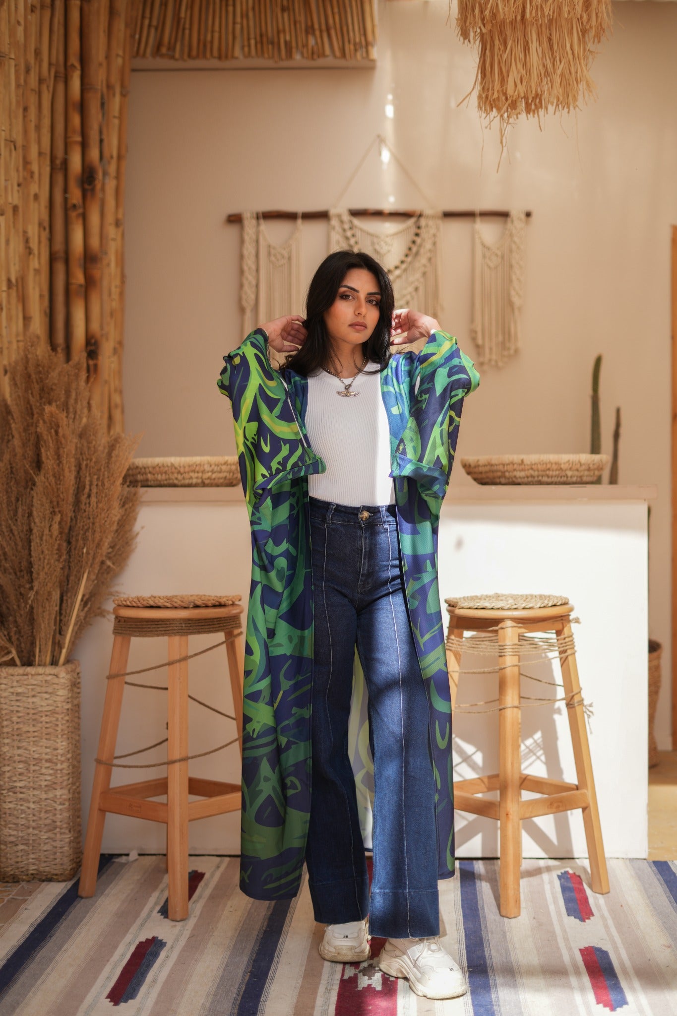 Emerald Tide Kaftan