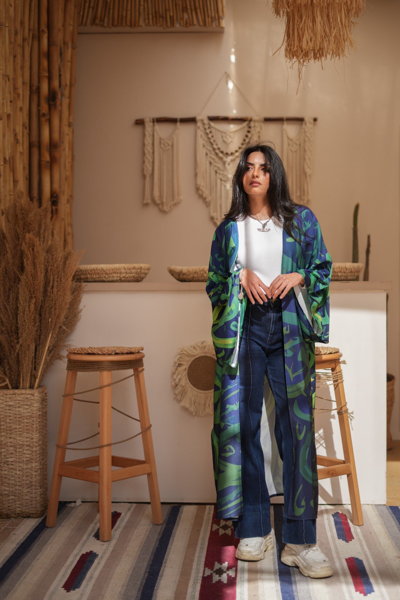 Emerald Tide Kaftan