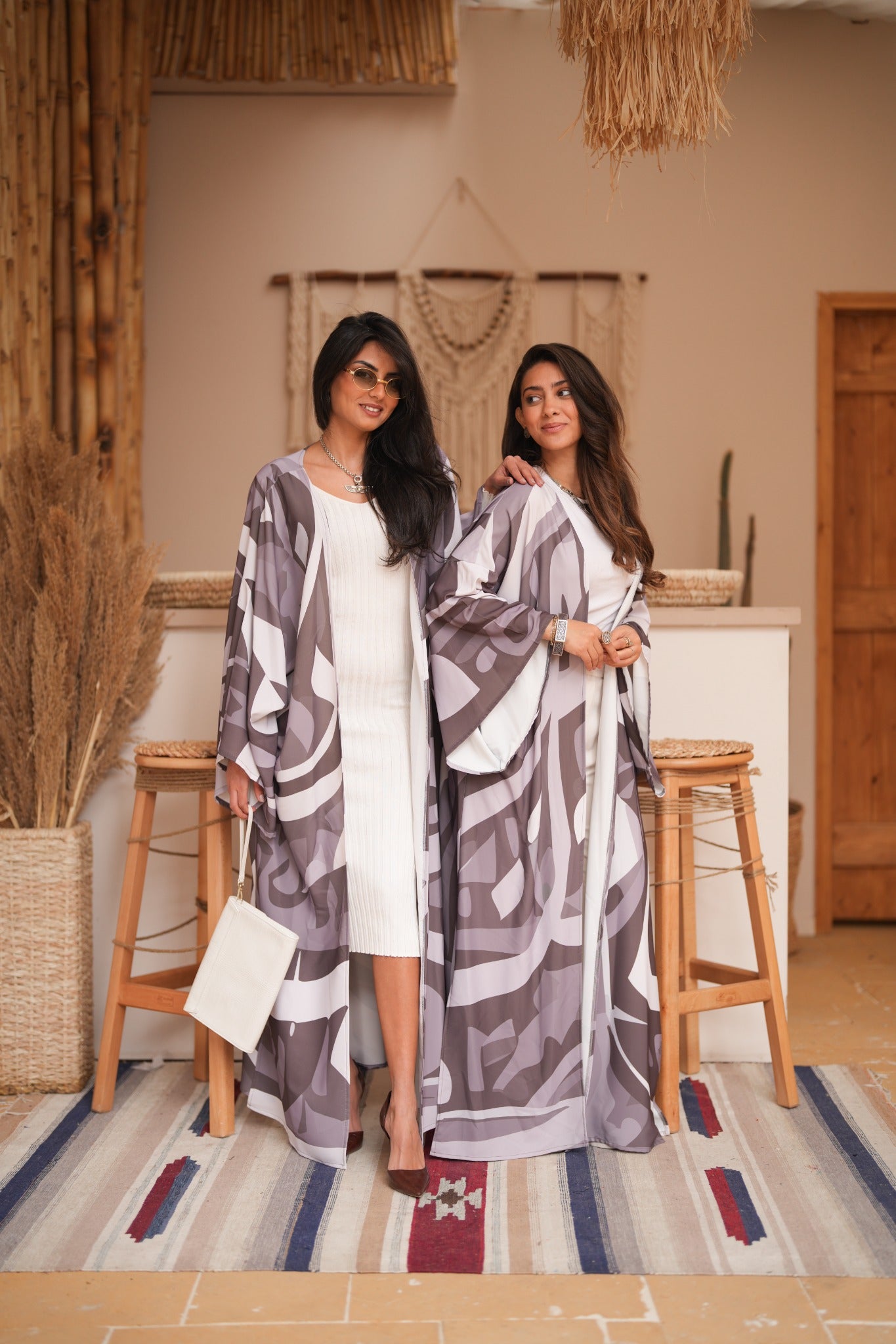 Mist Calligraphy Kaftan