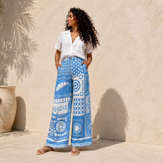 Blue Horizon Boho Pants