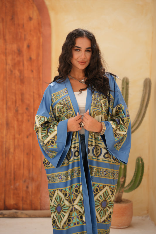 The Azure Nile Kaftan
