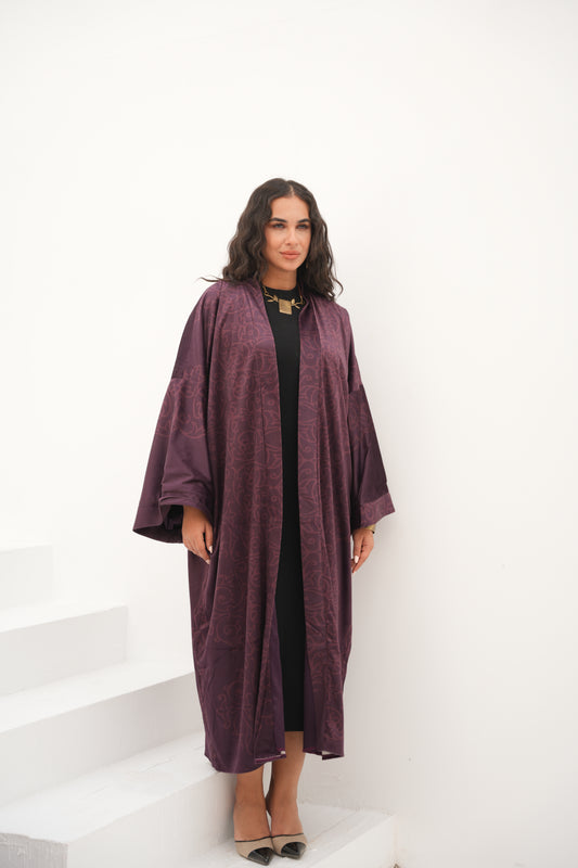 Burgundy Velvet kaftan