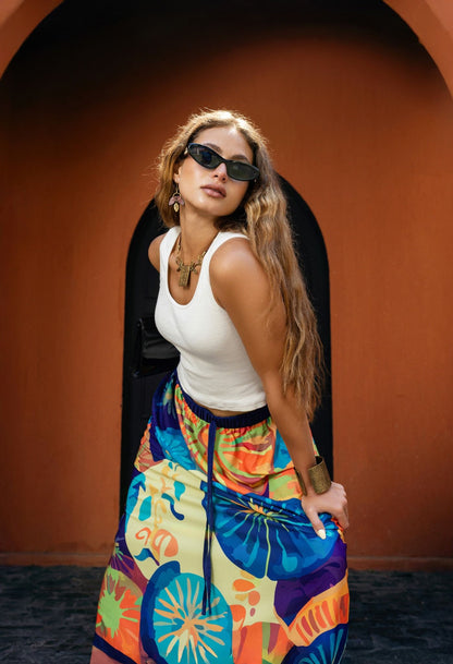 Aurora Skirt – Tropical Bloom